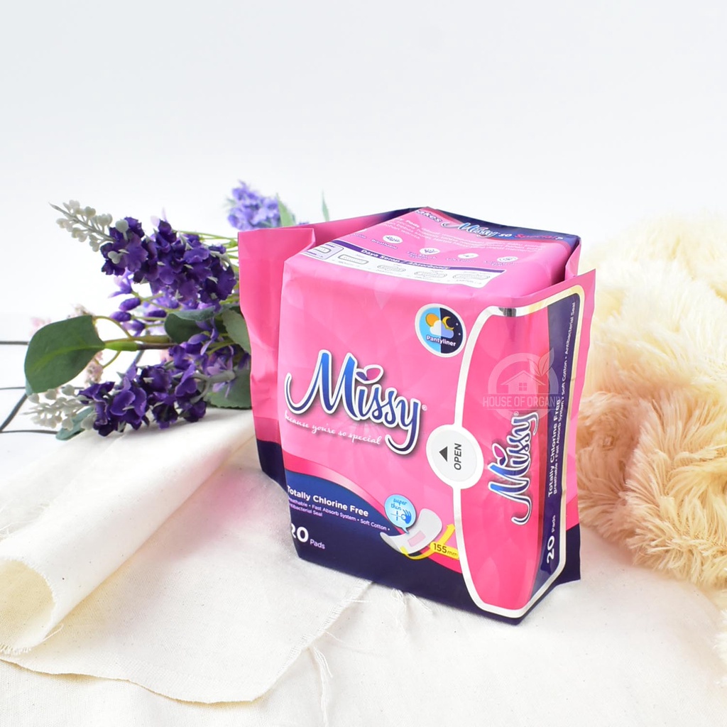 Missy Pantyliner ( Super Thin , 155 Mm 20 Pads )