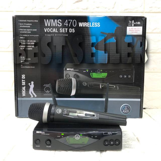 Mic AKG WMS 470 Vokal D5 Microphone Wireless Original