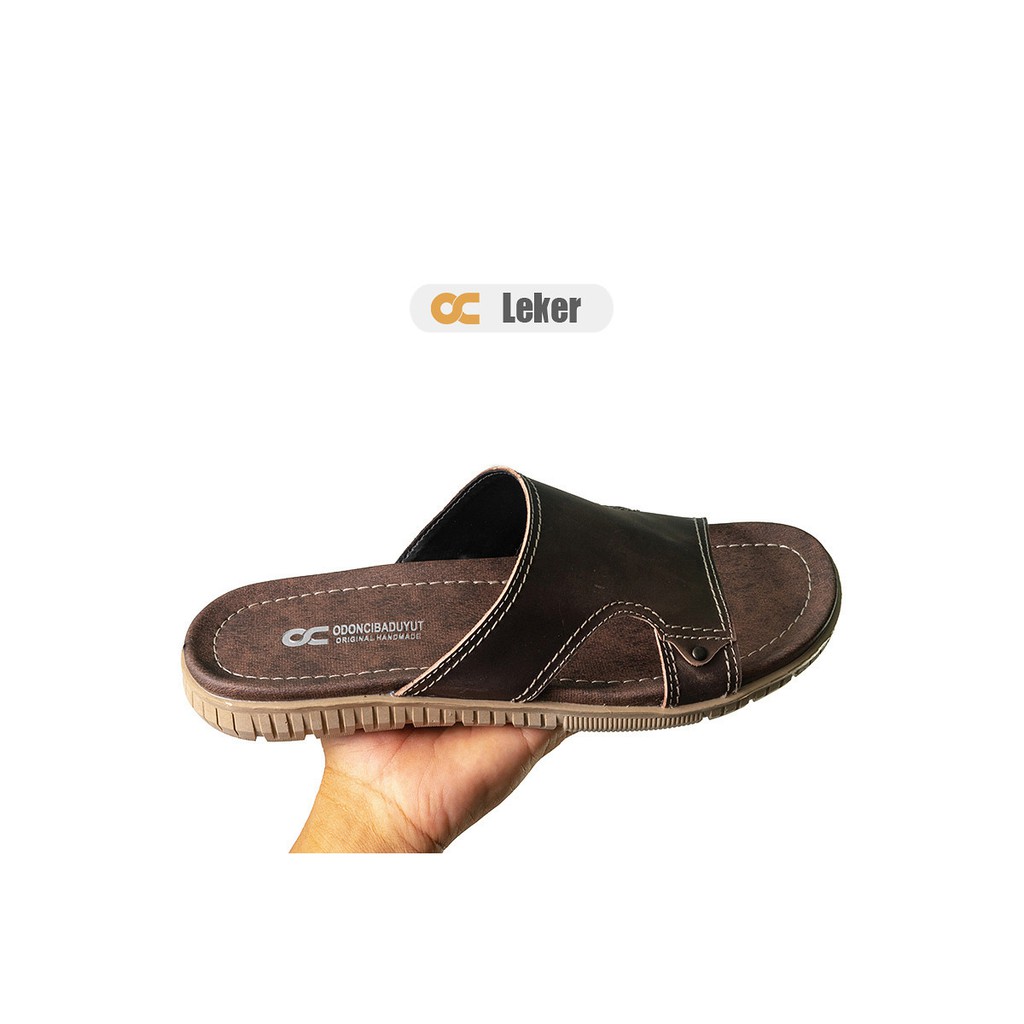 SANDAL KULIT PRIA ODON CIBADUYUT GARANSI 100% BAHAN KULIT ASLI