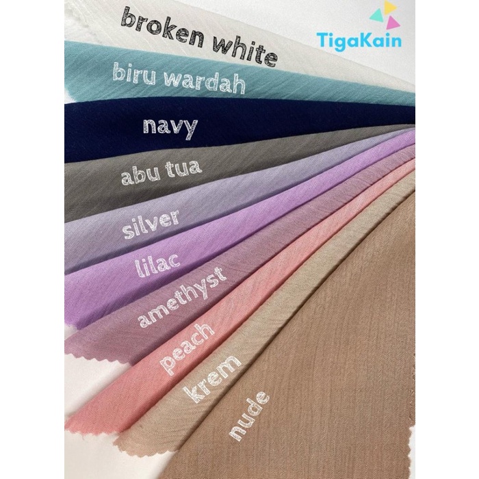 bahan rayon crinkle adalah