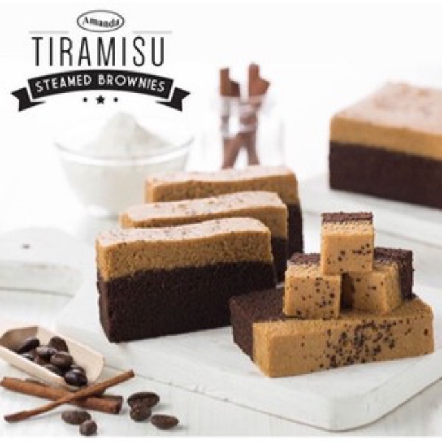 

Tiramisu - Brownies Amanda - Cake Brownies Kukus Asli Bandung