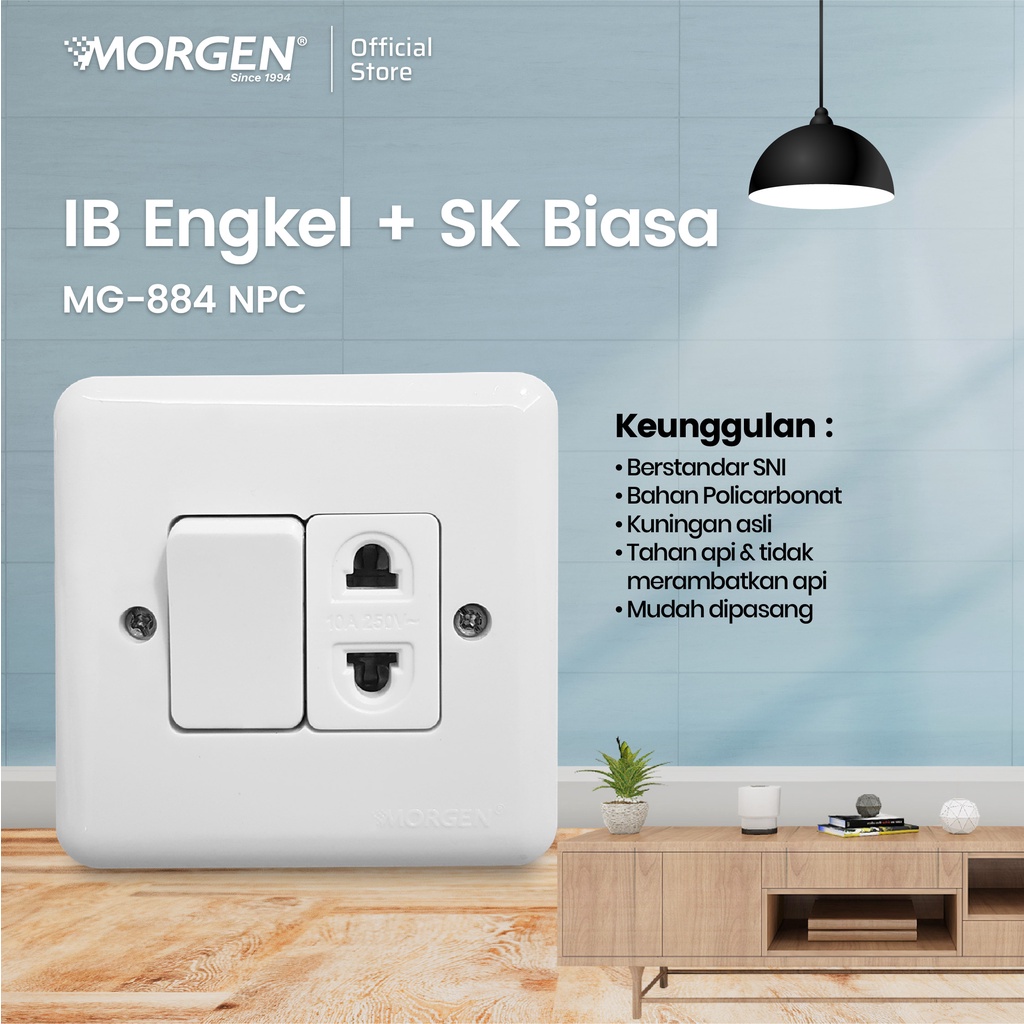 Morgen Saklar IB B Series SK Arde, Engkel, Seri, TV NPC