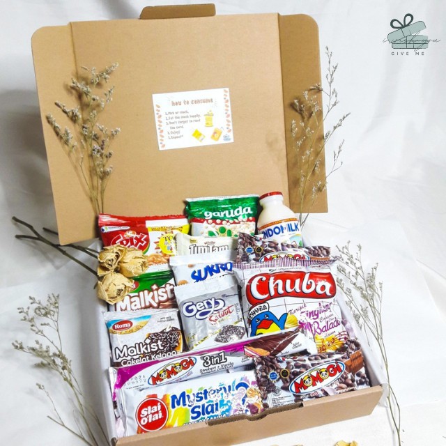 

WHITE SNACK BOX HEMAT + EKONOMIS HADIAH ULTAH ACARA DLL