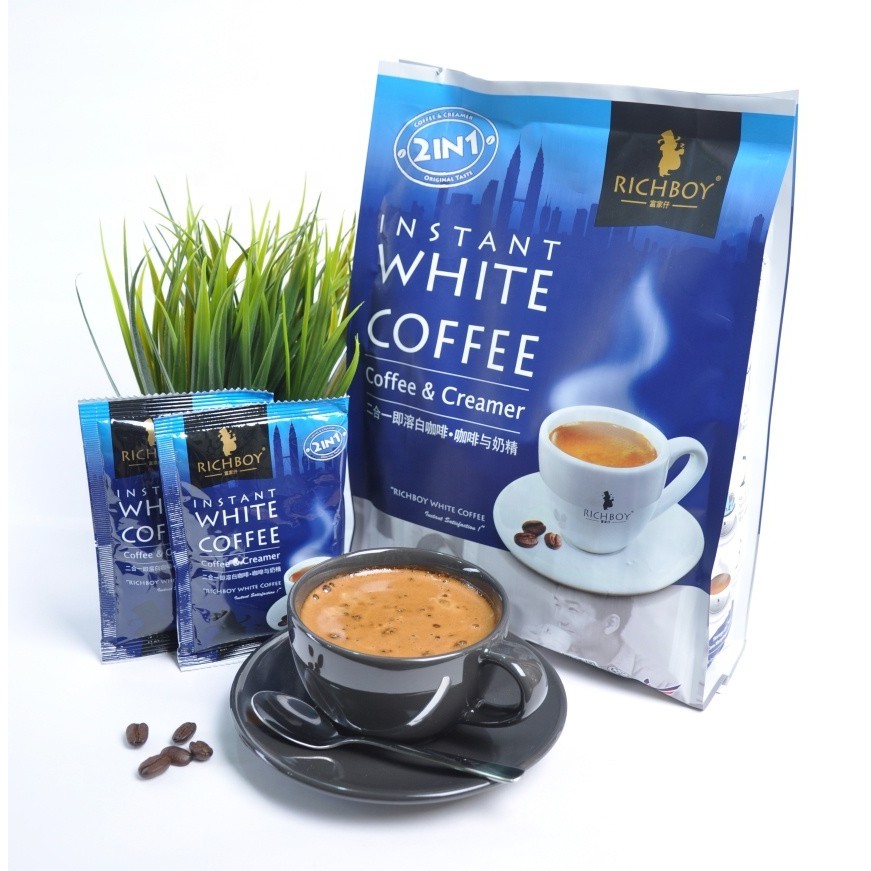 

Rich Boy White Coffee Coffeemix 3 in 1 / 2 in 1 Kopimix Putih