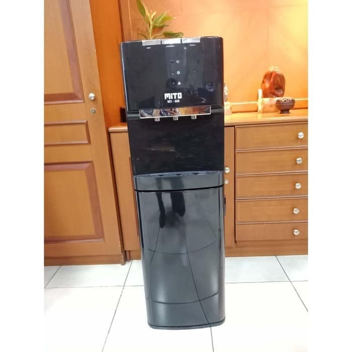 TERBARU (NEW) DISPENSER MITO MD-777 / MD-666 BLACK / PANAS / DINGIN / NORMAL