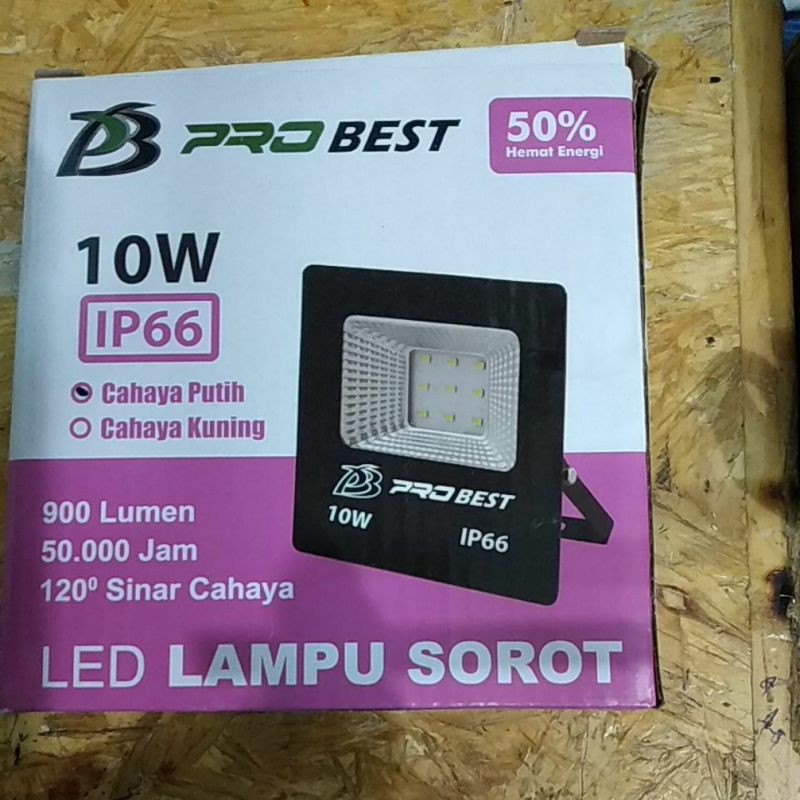 Pro best 10 W LED lampu sorot IP66