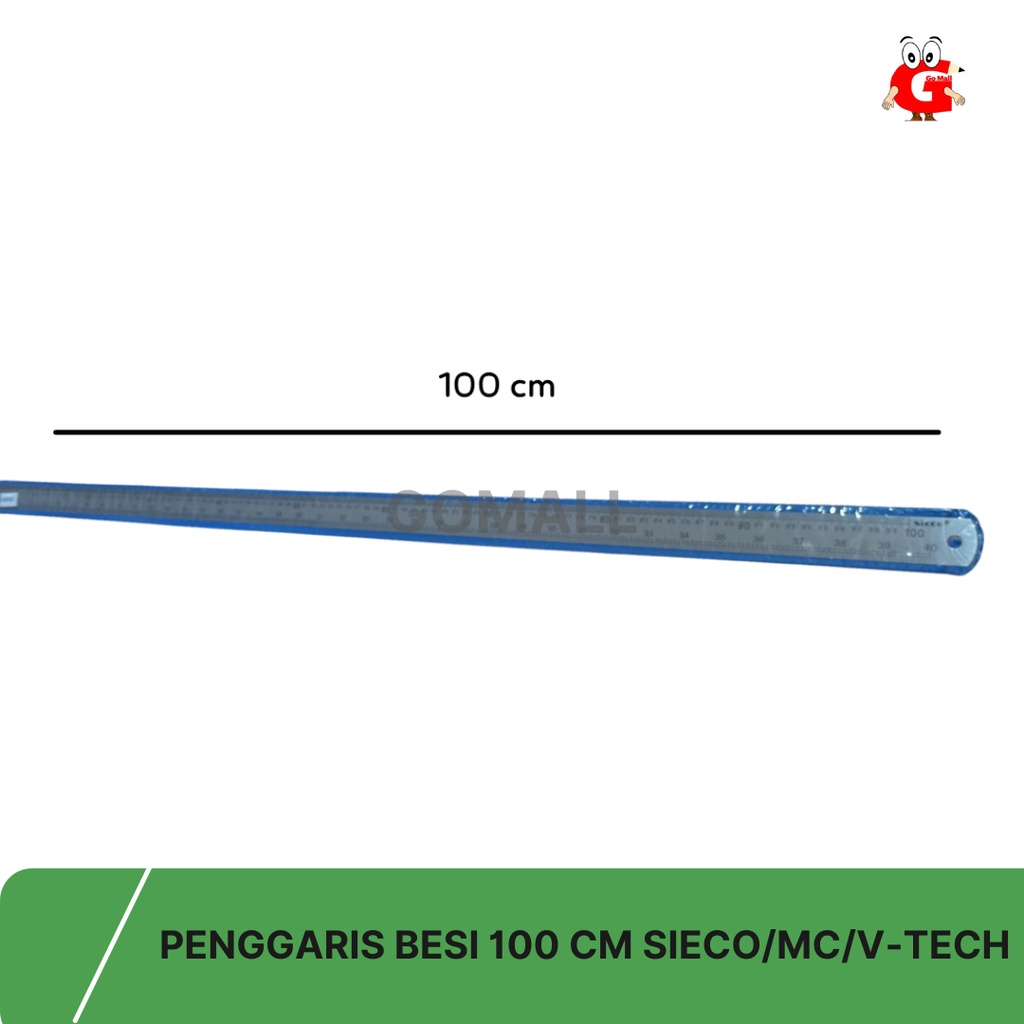 

Penggaris Besi / Penggaris Besi Sieco 100 cm