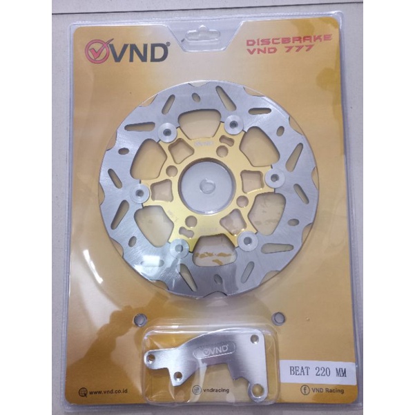 DISC PIRINGAN CAKRAM DEPAN VND BEAT SCOOPY VARIO 220 MM VND