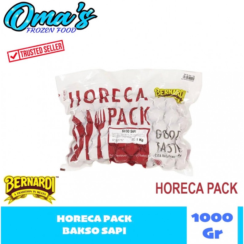 

HORECA PACK BAKSO SAPI 1 KG BY BERNARDI