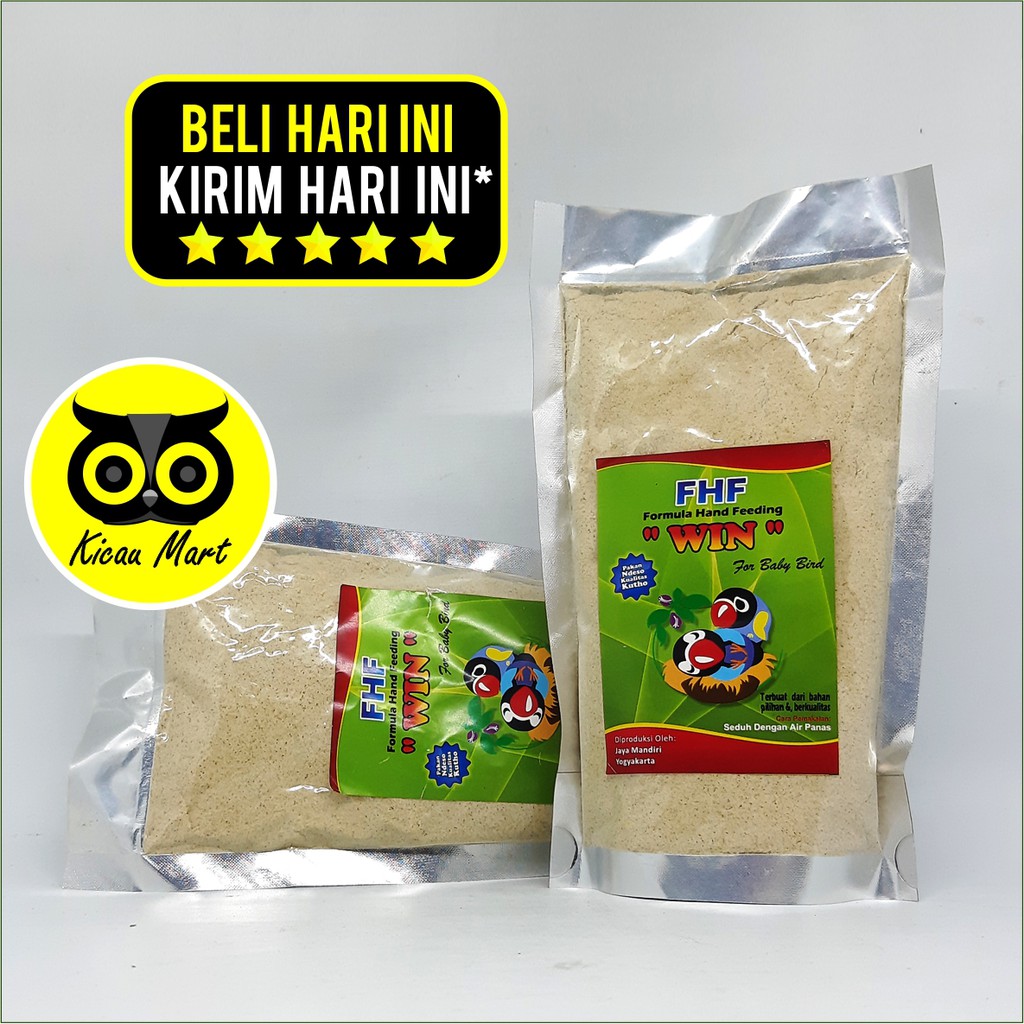 PAKAN MAKANAN PIYIK ANAKAN BURUNG LOVEBIRD KENARI BUBUR LOLOHAN FORMULA HAND FEEDING FHF PNLHJM