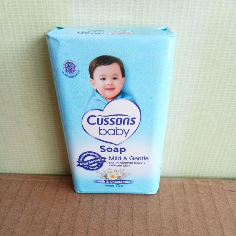 CUSSONS BABY SOAP SOFT&amp;SMOOTH, FRESH NOURISH, MILD&amp;GENTLE 75G