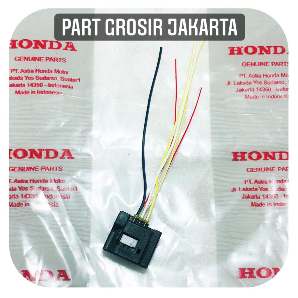 KABEL SOKET SENSOR CKP FEMALE PIN 6 FI NEW BEAT VARIO SCOOPY VARIO 110 ESP BARU ASLI AHM