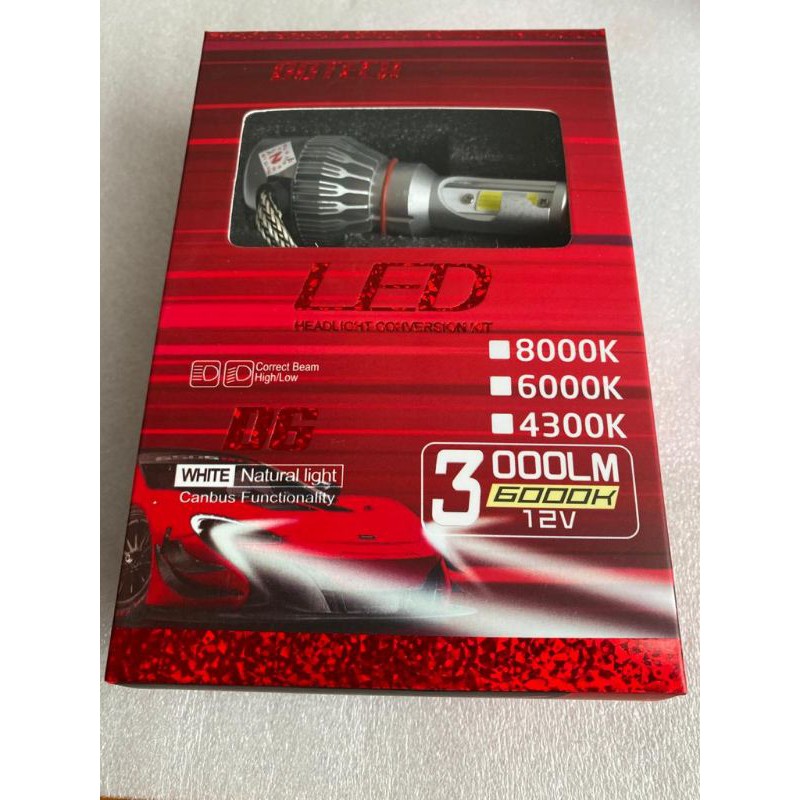 lampu utama mobil h4 nano led macrone d6