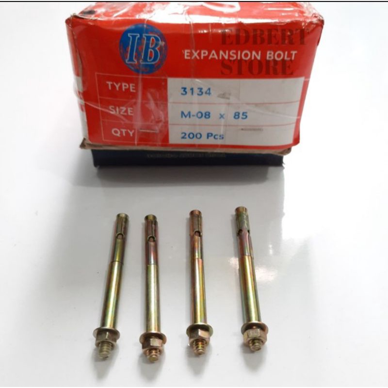 baut tanam dinabolt M-8x85/ dinabolt 8,5 cm