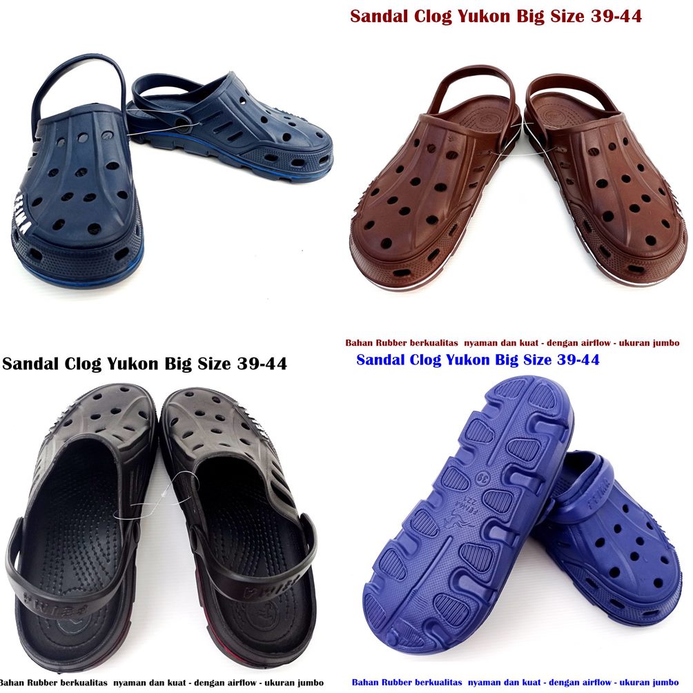 Grosir sandal Sepatu Pria Yukon Rubber Jumbo