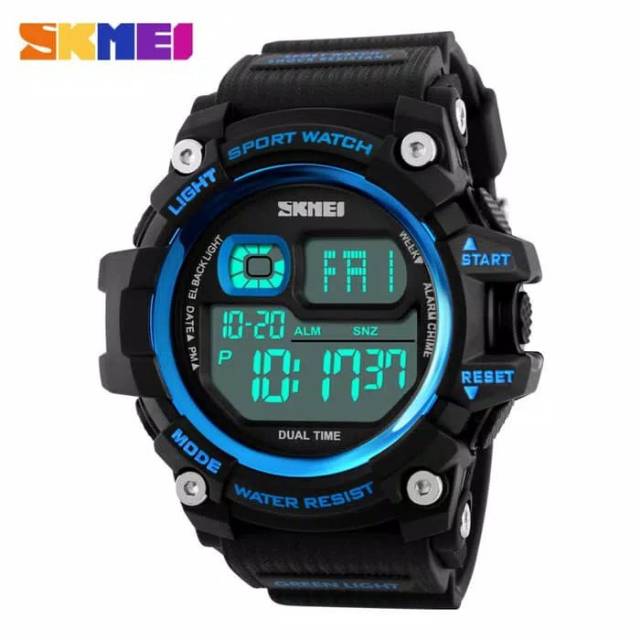 Skmei digital biru