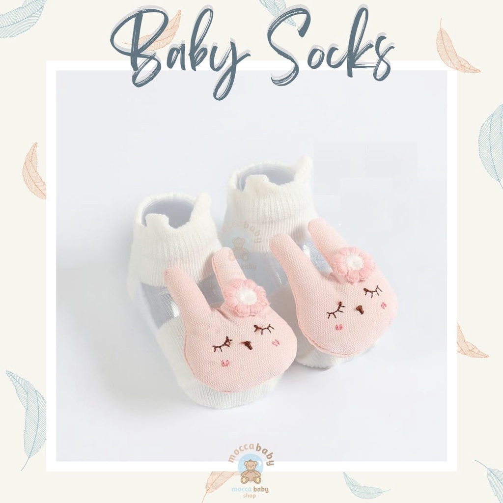 MBSS - Kaos Kaki Bayi Anak Laki Laki Perempuan Import Berkualitas newborn - 12 Bulan / HOLLOW