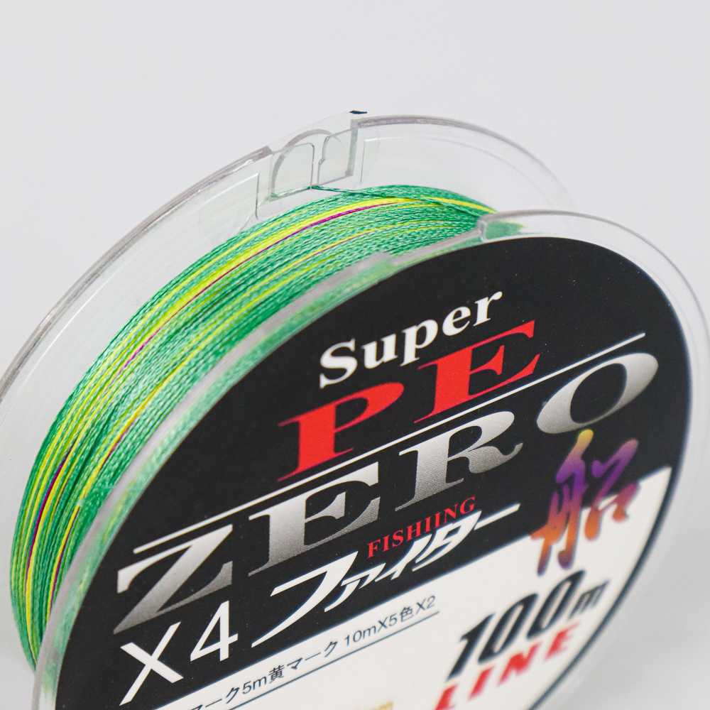 Senar Pancing Senar Benang Tali Pancing Super PE 4 Braid Line 100 Meter - X4