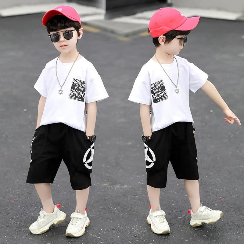 Promo !! Setelan  baju anak cowok keren / setelan karohs is the for thug ukuran 1-3 tahun / Setelan anak import trendy