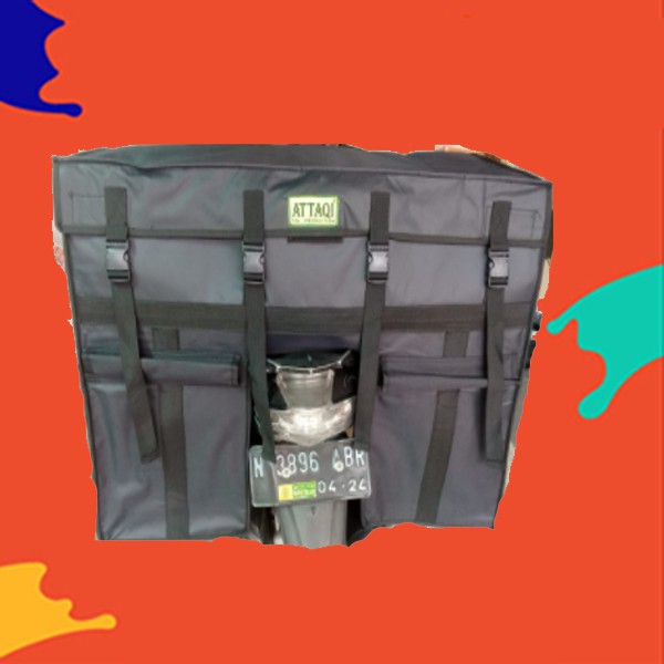 Tas Kurir Motor Tas Obrok Kanvas Tingkat Super Jumbo - TINGKAT - SUSUN - TUMPUK
