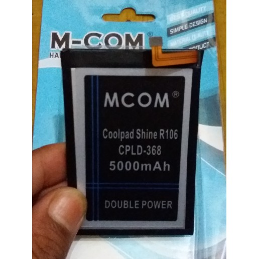 Battery Batre Baterai Double Power Mcom Coolpad Shine R106 CPLD-368 CPLD368 CPLD 368