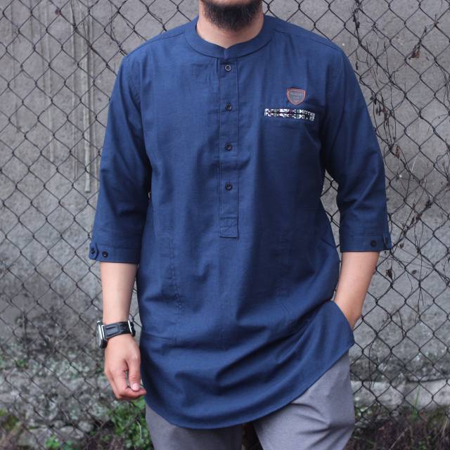 kurta pakistan marajo original premium dengan bahan oxford jahitan rapi tampil elegant sunnah muslim