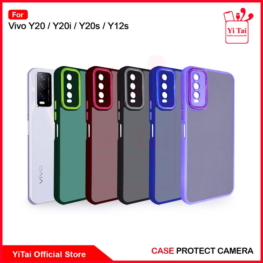 YC02 CASE YI TAI PROTECT KAMERA VIVO Y12S Y20 Y20I Y20S VIVO Y91 Y95 - BDC