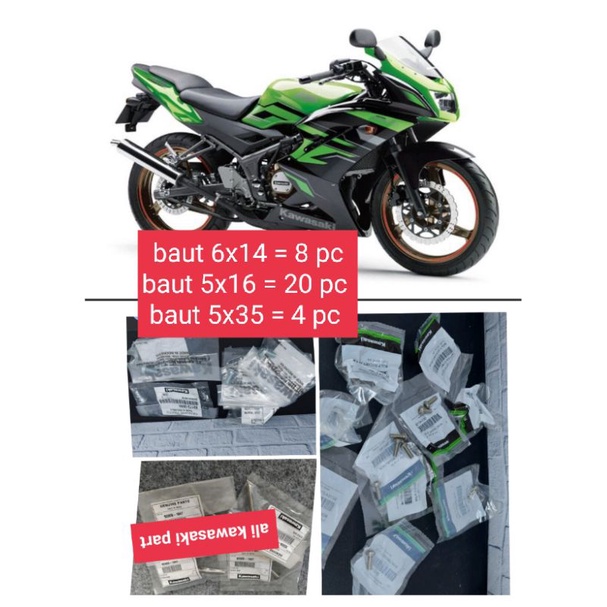 BAUT BAUD BODY FERING FULL SET NINJA RR NEW ORIGINAL