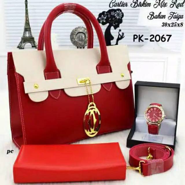 #cartier brikien#tas merah#tas kantor#tas wanita#tas batam#tas murah