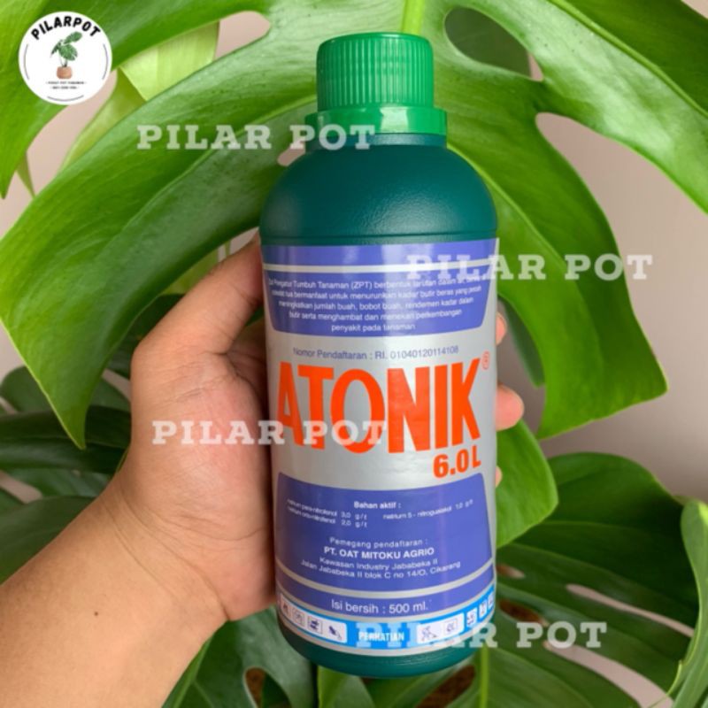 PUPUK CAIR ATONIK 6.0L ZPT ZAT PENGATUR TUMBUH 500 ML - KEMASAN PABRIK 500 ML