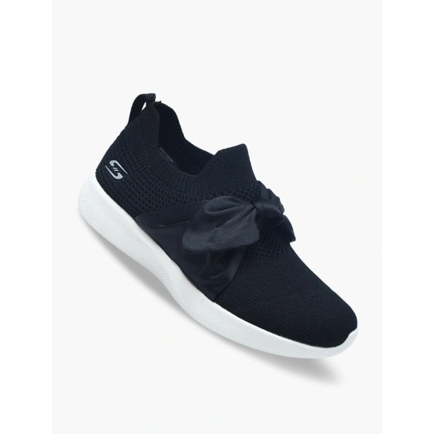 Sepatu Skechers BOBS Sport Squad 2 Bow Beauty Womens 32802BLK