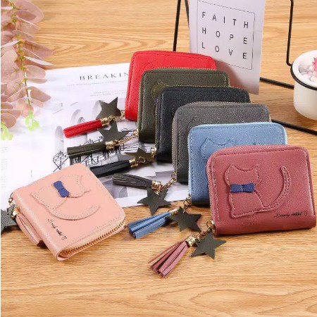 jakarta- DOMPET wanita model terbaru dompet lipat kecil cat