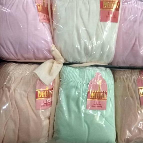 MONA - CELANA DALAM RENDA POLOS WANITA SIZE M, L, XL, XXL BAHAN KATUN STRECTH