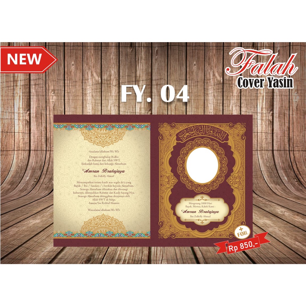 

Cover Buku Yasin Falah FY 04 Harga Termurah
