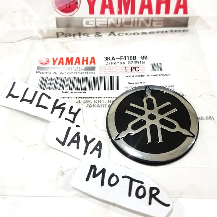 Emblem Sticker Logo Tangki Garputala Yamaha Rx king Rxking original-2