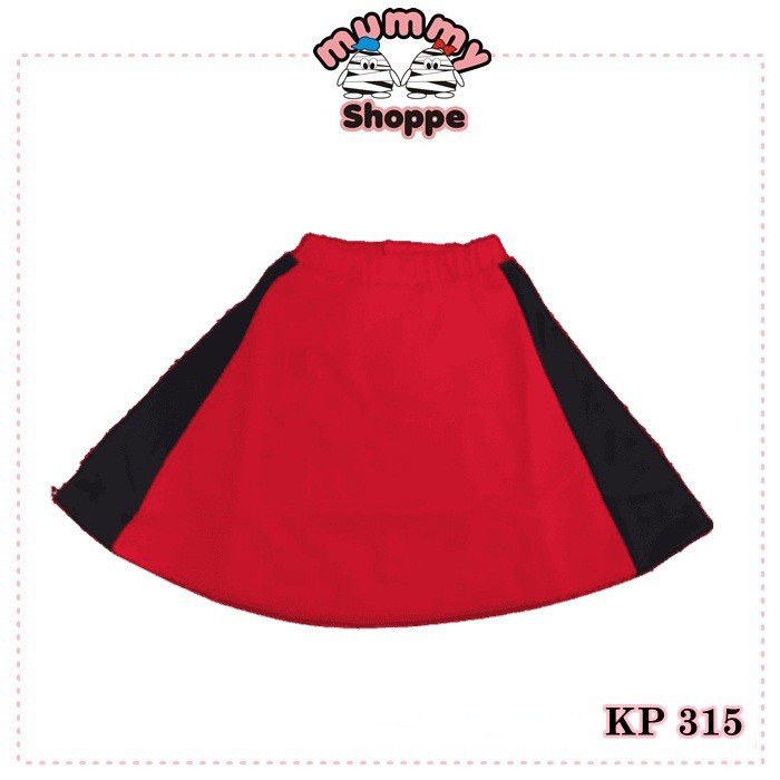 KP 315 - setelan rok anak korea pink crop top