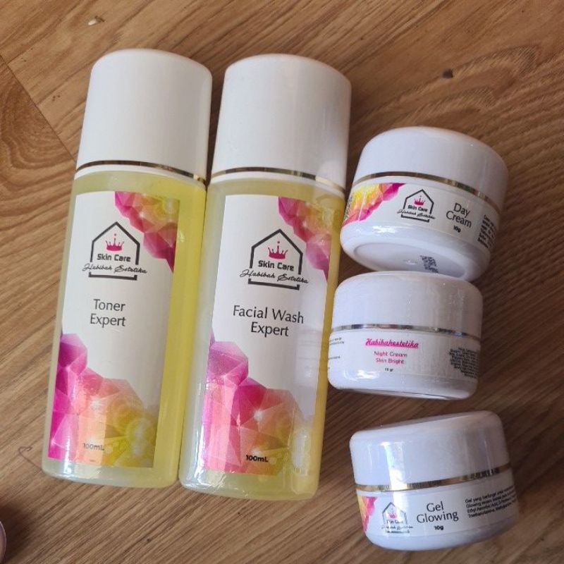 Paket wajah Whitening Flek Acne Jerawat Habibah estetika BPOM