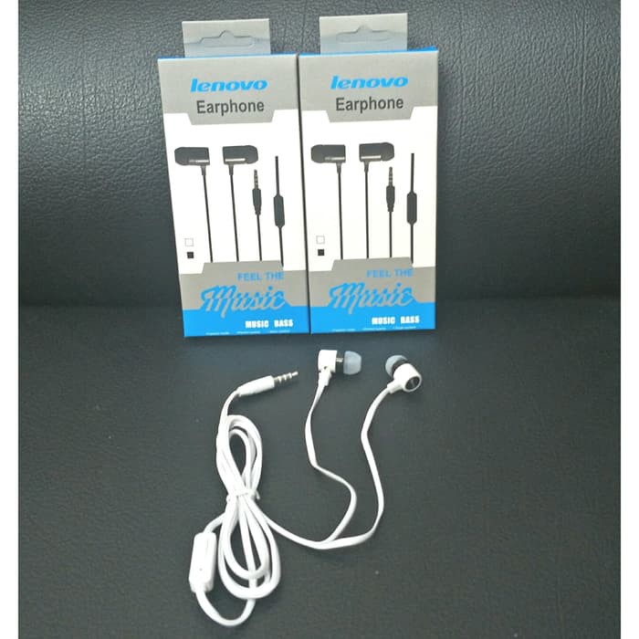 Headset Earphone Handsfree Original LENOVO Extrabass Sound Model GR-09