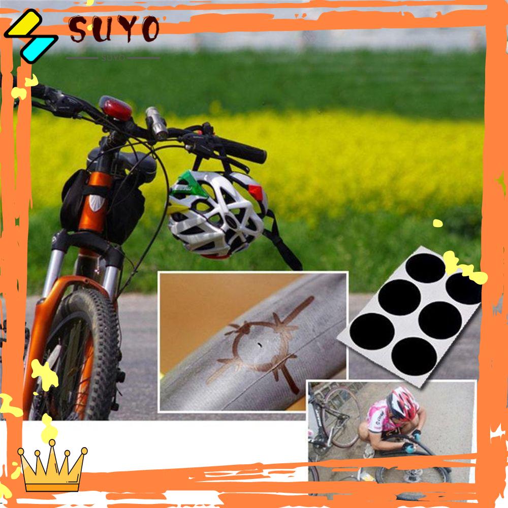 Suyo 6Pcs / Set Patch Karet Portable Untuk Reparasi Sepeda