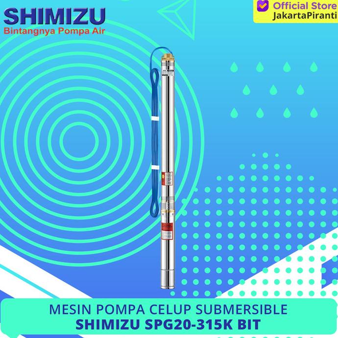 Mesin Pompa Air Submersible Satelit Sibel Shimizu Spg20-315K Bit