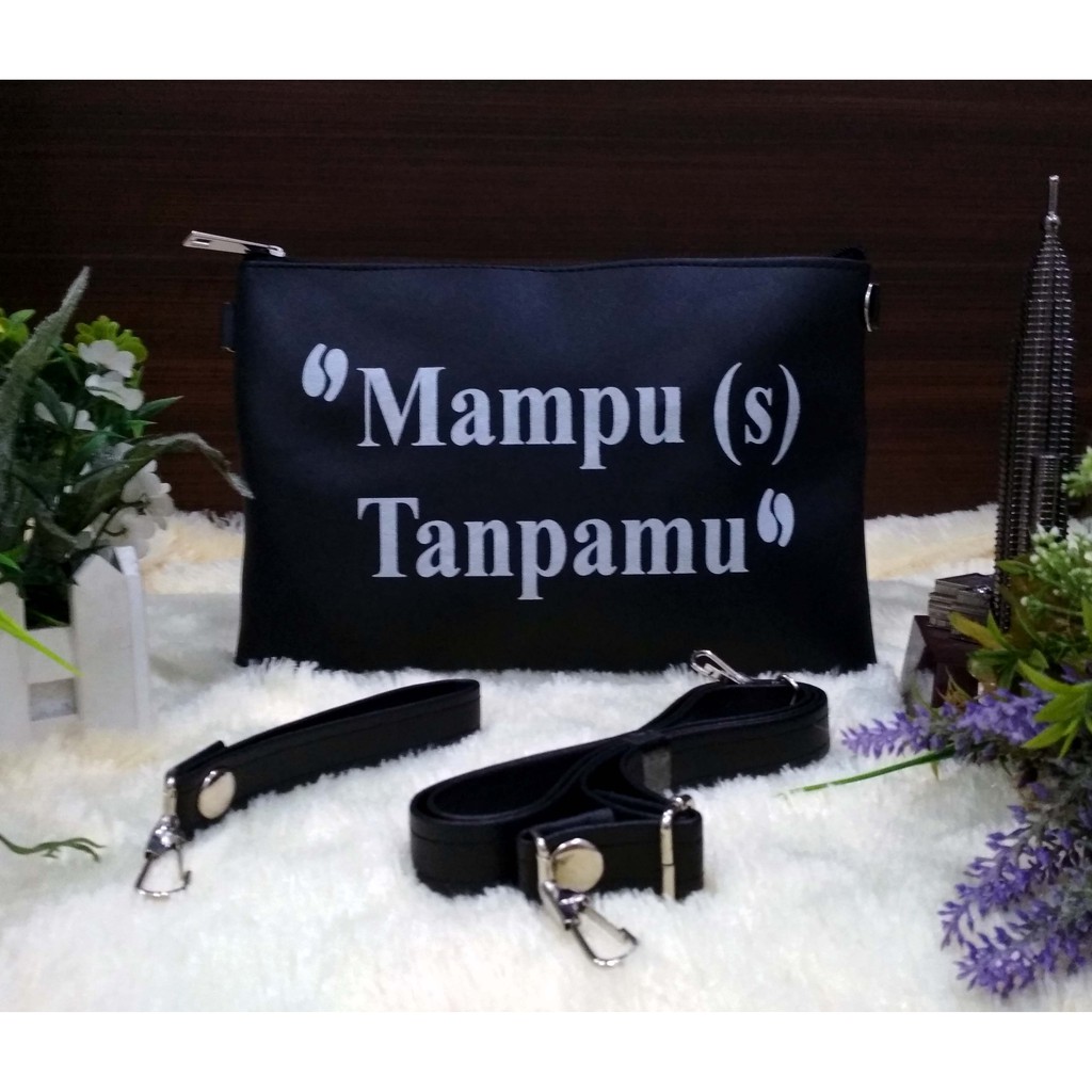 MJS 043 - CLUTCH TAS WANITA &quot;MAMPU TANPAMU&quot;