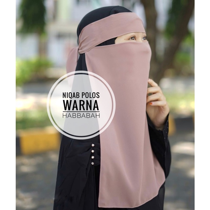 Niqab Bandana Niqab Cadar Niqab Yaman Cadar Bandana Niqob Viral Termurah Niqob POLOS WARNA