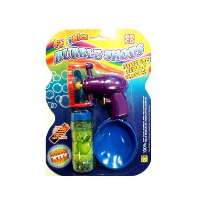 Premium Emco Froobles Bubble Gun Shots Pistol Tembakan 