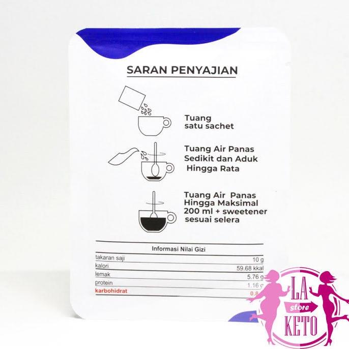 

LA KETO - COFFEE MIX LOW CARB KETOFRIENDLY/5PACK @ 10gr
