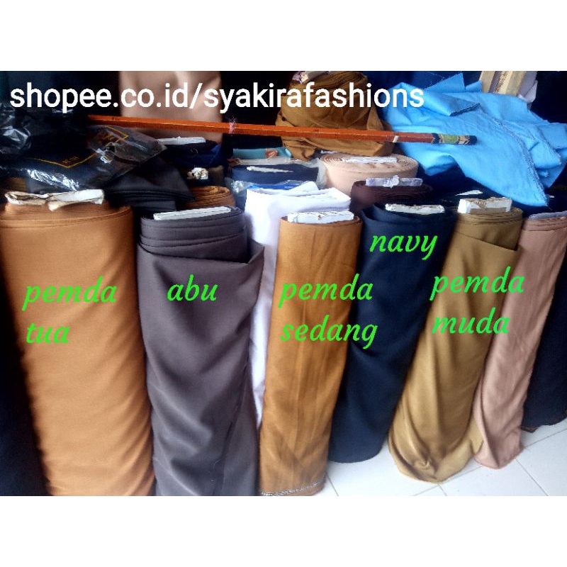 [Promo] KAIN PEMDA /SERAGAM DINAS PNS/PDH/ASN/BAHAN WOOL KATUN TEBAL/LEMBUT/MURAH/BAGUS TERLARIS/BAH