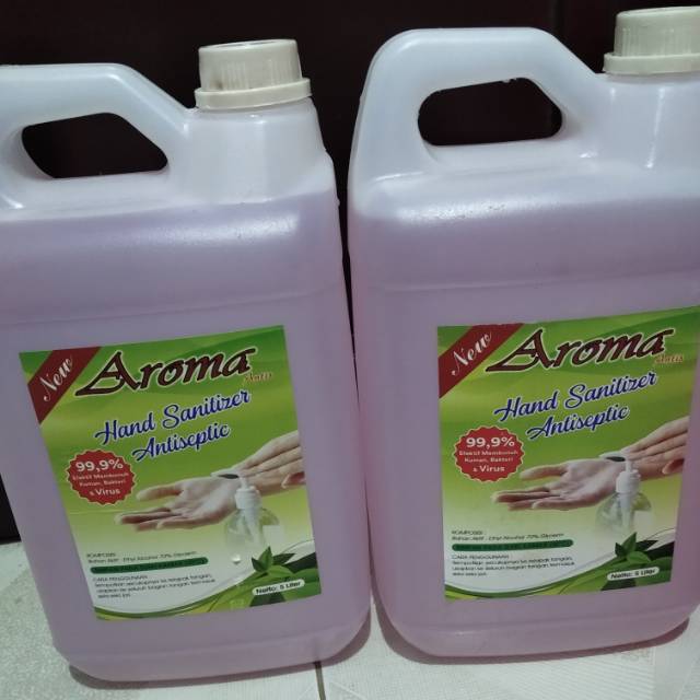 aroma hand sanitizer isi 5 L