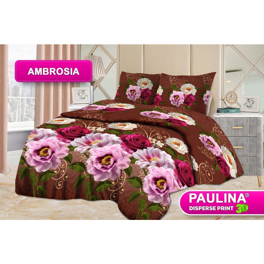 SS Sprei EMILIA Bonita Paulina 180 180x200 Golden Rosetta king size no 1 mix motif Part A