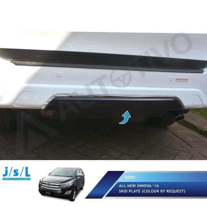 Aksesoris Mobil / Skid Plate Rear Lower Garnish Bumper Belakang Innova Reborn Jsl