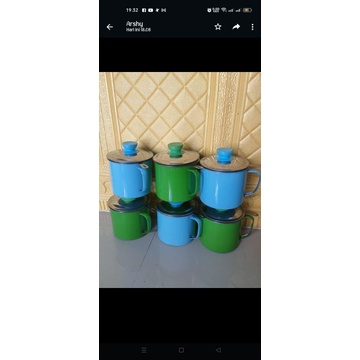 oil pot / saringan minyak stainless warna