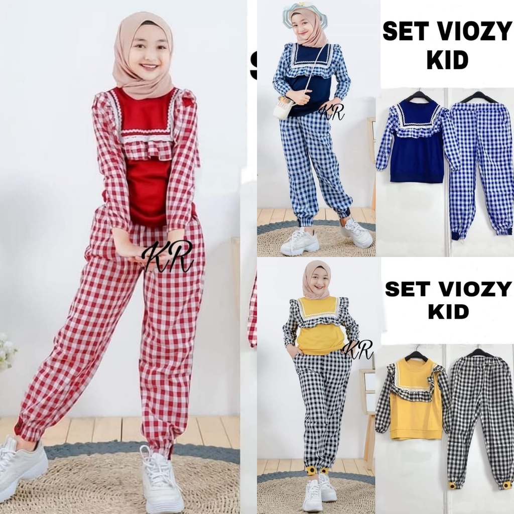 Baju Setelan Anak Harini Set Kids Fashion Tunik Perempuan Remaja Tanggung Cewek Putri Usia 9 10 11 1